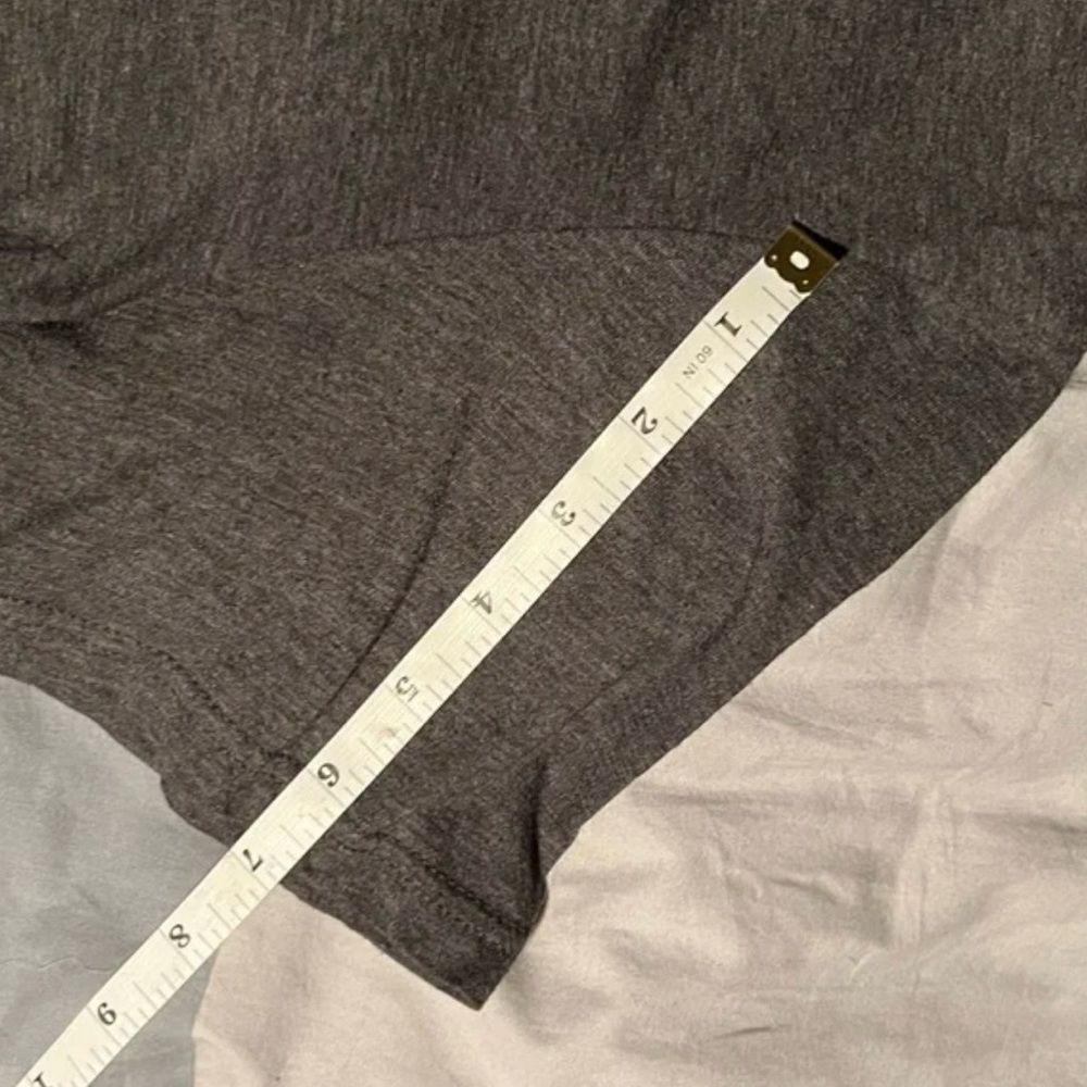 Adidas Gray Short Sleeve Tee with Black Logo - Picture 5 of 5